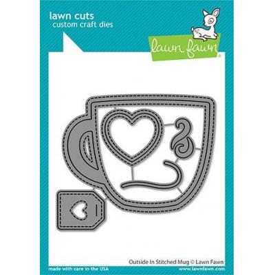 Lawn Fawn Lawn Cuts - Outside In Stitched Mug